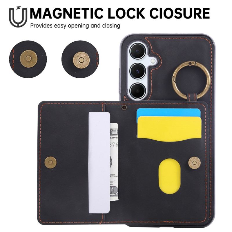 Tok Samsung Galaxy A17 4g / 5g Kártyatartó És Gyűrű