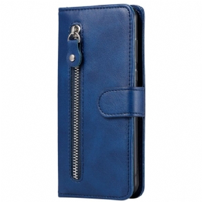 Bőrtok Realme Note 60 Cipzáras Tasak