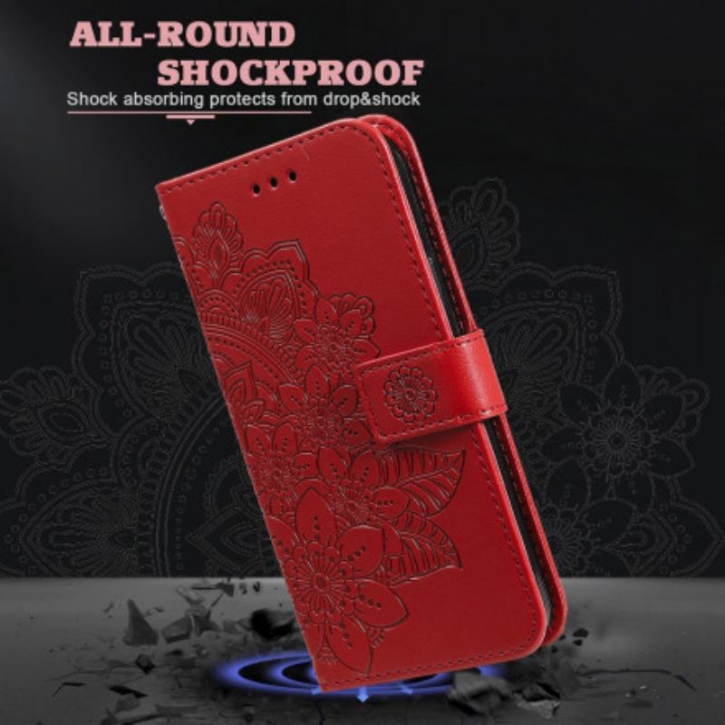 Fliptok / Bőrtok Oppo A94 5G Virág Mandala