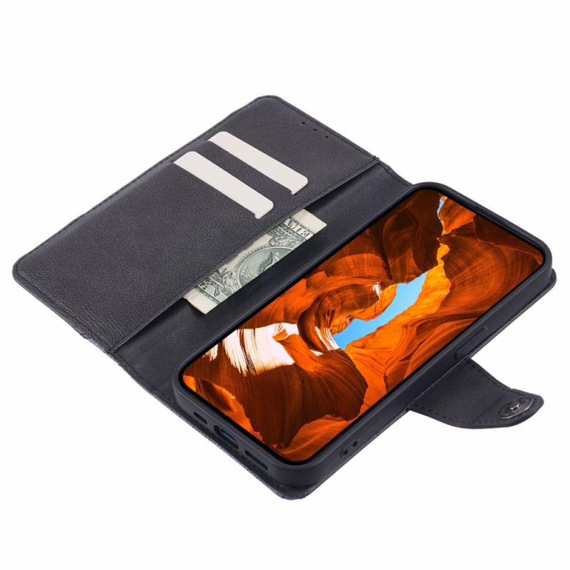 Bőrtok Motorola Edge 50 Neo Bi-textúra