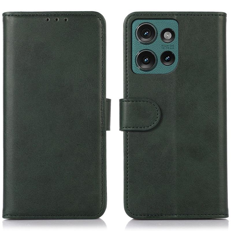 Bőrtok Motorola Edge 50 Neo Bőrhatás