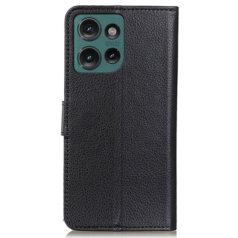 Bőrtok Motorola Edge 50 Neo Hagyományos Műbőr