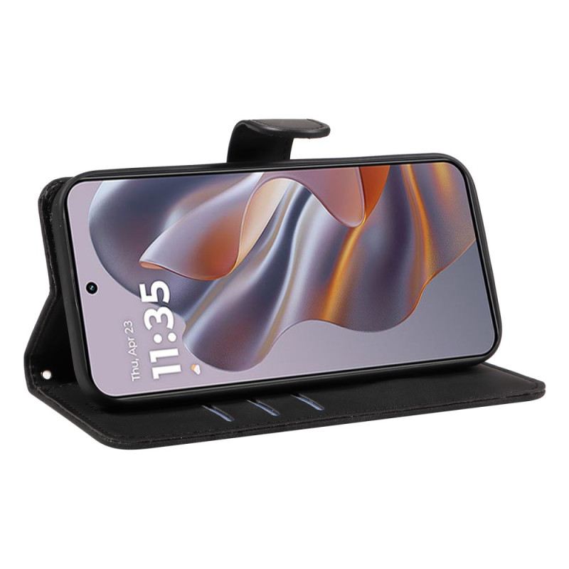 Bőrtok Motorola Edge 50 Neo Hullámos Vonalak