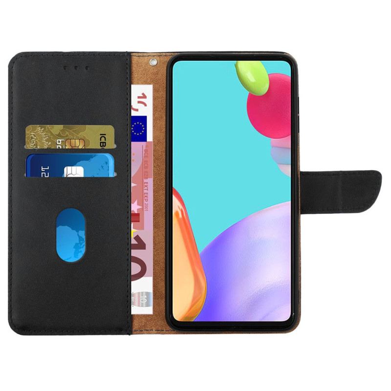 Bőrtok Motorola Edge 50 Neo Nappa Bőr