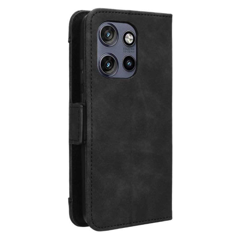 Bőrtok Motorola Edge 50 Neo Többkártya