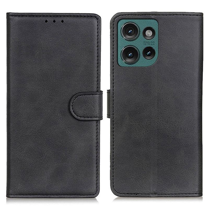 Fliptok Motorola Edge 50 Neo Matt Műbőr