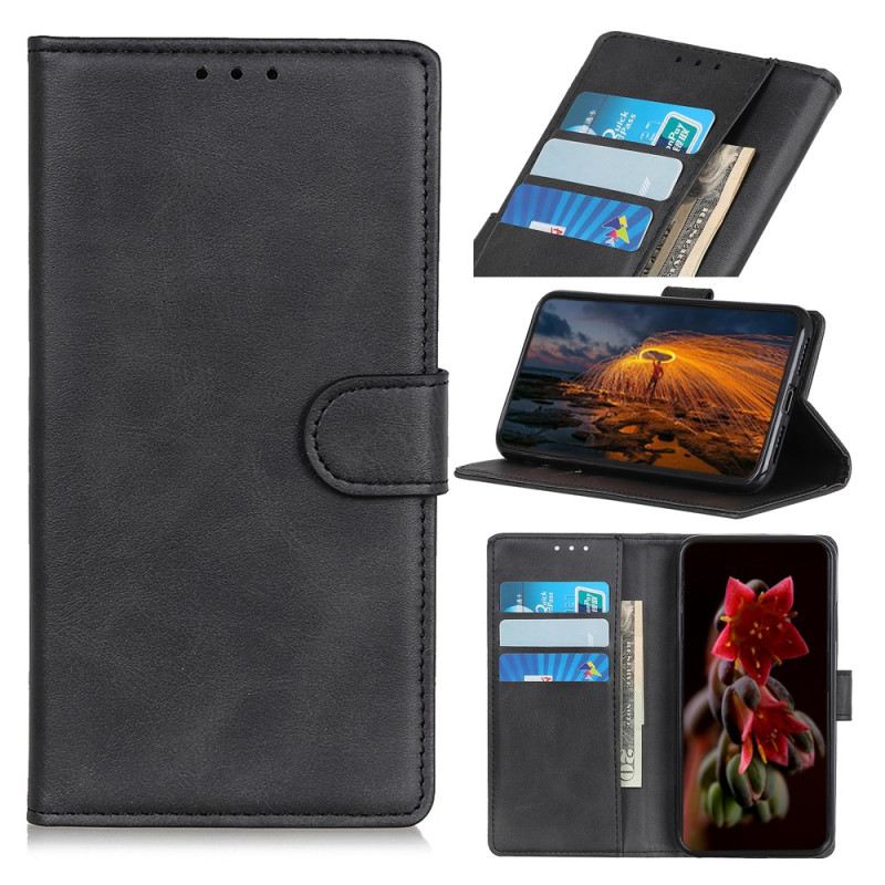 Fliptok Motorola Edge 50 Neo Matt Műbőr