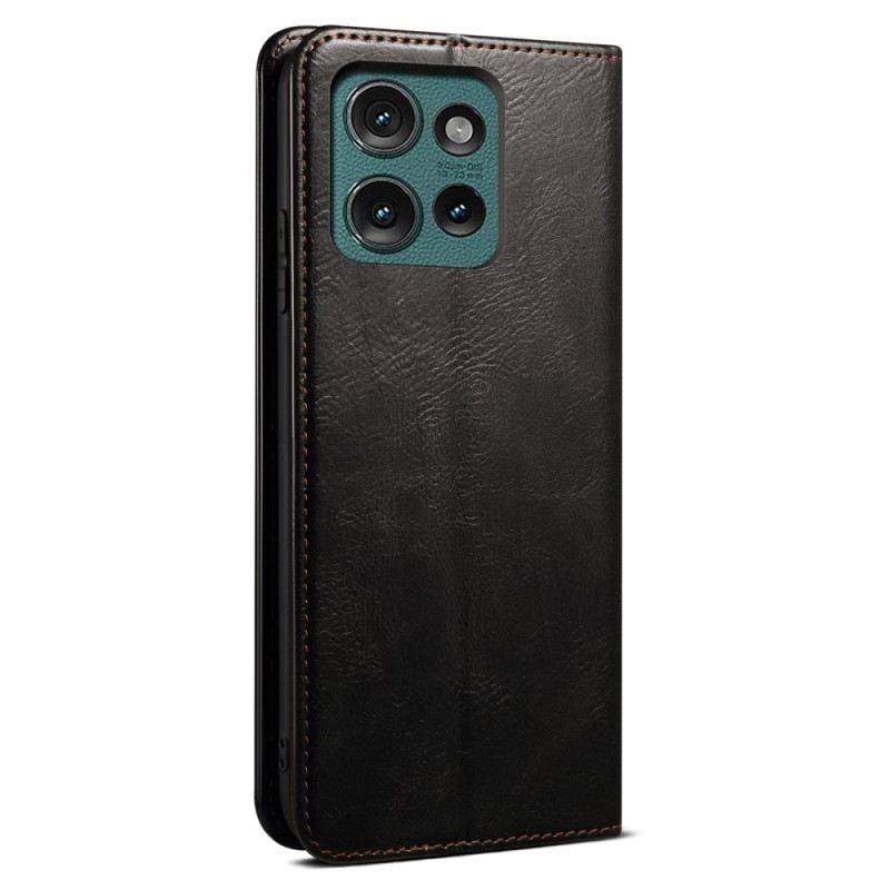 Fliptok Motorola Edge 50 Neo Viaszított Műbőr