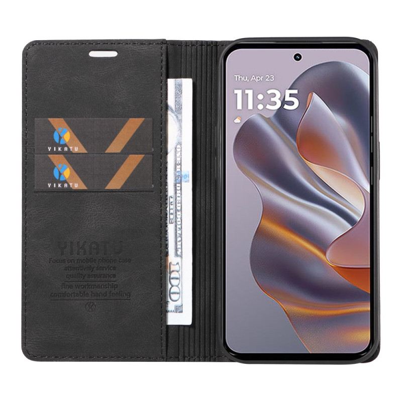 Fliptok Motorola Edge 50 Neo Yikatu Velúr Hatás