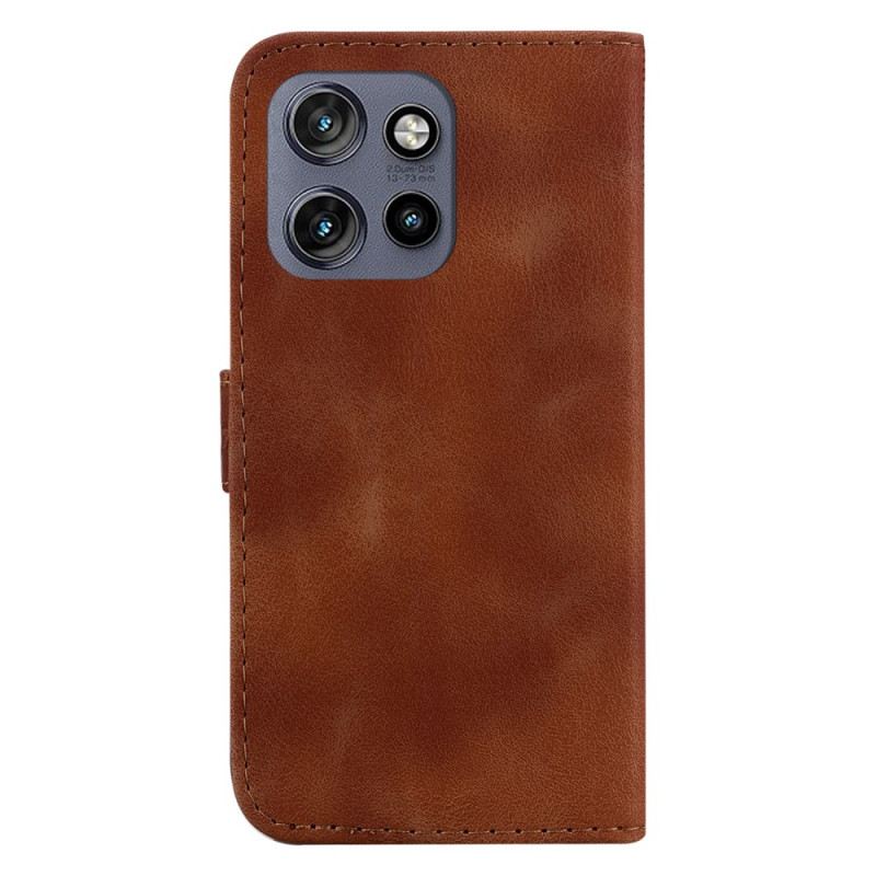 Kinyitható Bőrtok Motorola Edge 50 Neo Tervezés 7