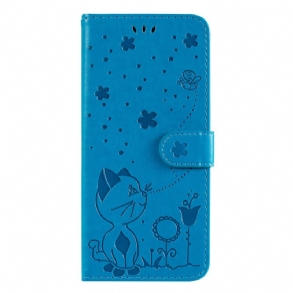 Kinyitható Tokok Motorola Edge 50 Neo Macska És Méhecske