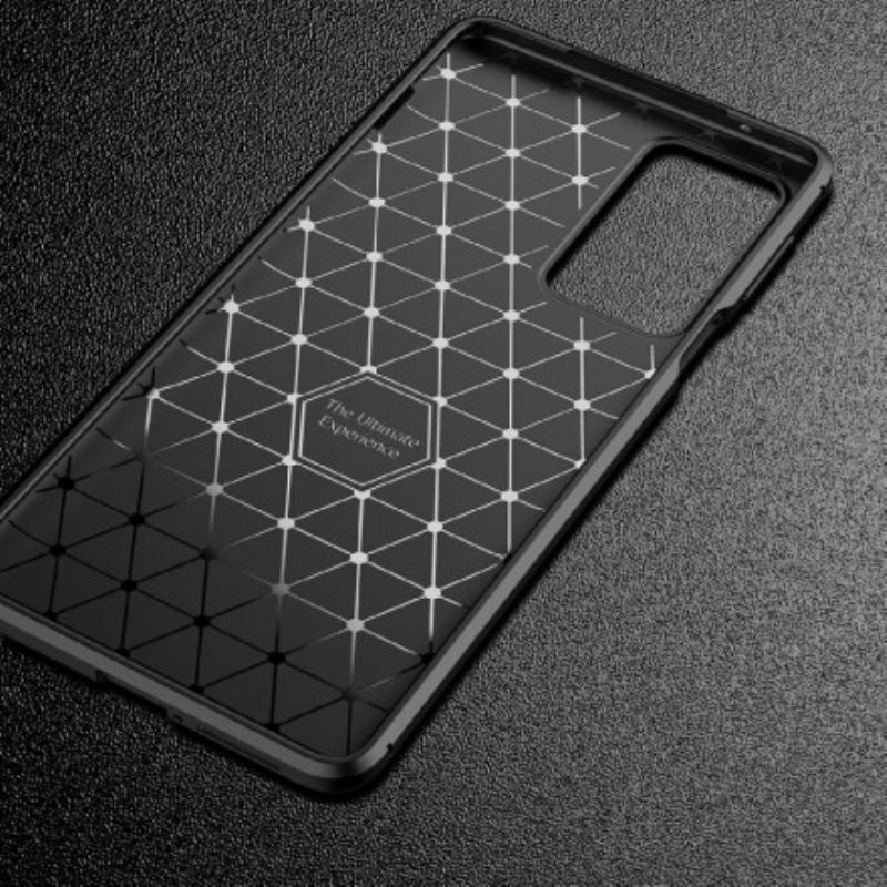 Tok Motorola Edge 20 Pro Rugalmas Szénszálas Textúra