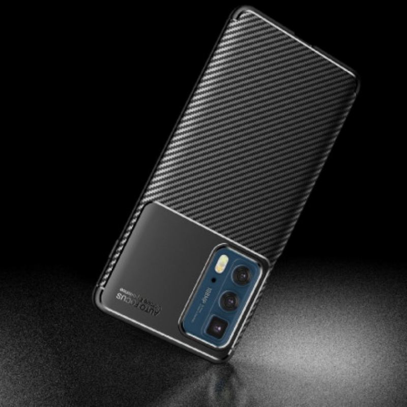 Tok Motorola Edge 20 Pro Rugalmas Szénszálas Textúra