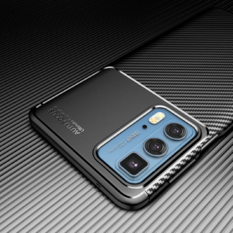 Tok Motorola Edge 20 Pro Rugalmas Szénszálas Textúra