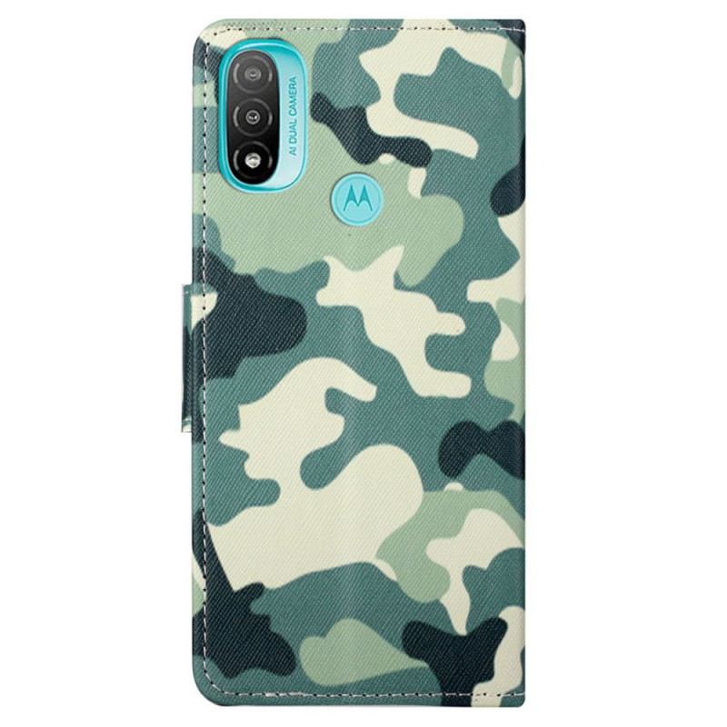 Fliptok / Bőrtok Moto G71 5G Katonai Álcázás