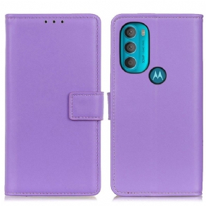 Fliptok / Bőrtok Moto G71 5G Sima Műbőr