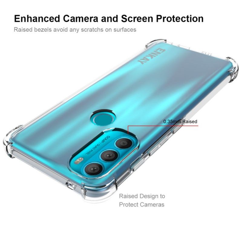 Telefontok Moto G71 5G Átlátszó Enkay