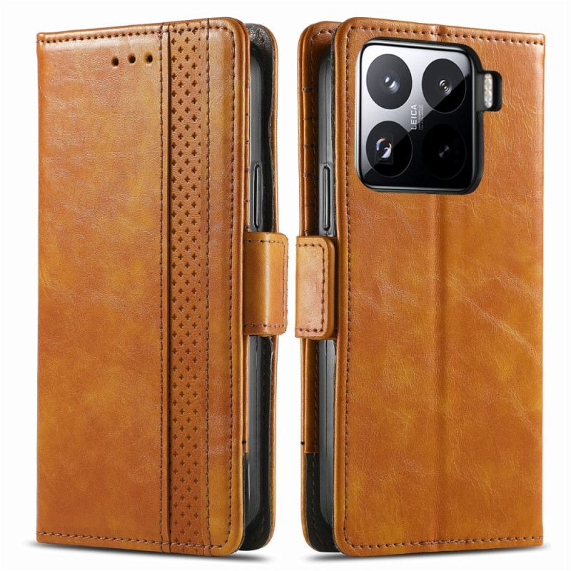 Bőrtok Xiaomi 15 Caseneo Rfid Blokkoló