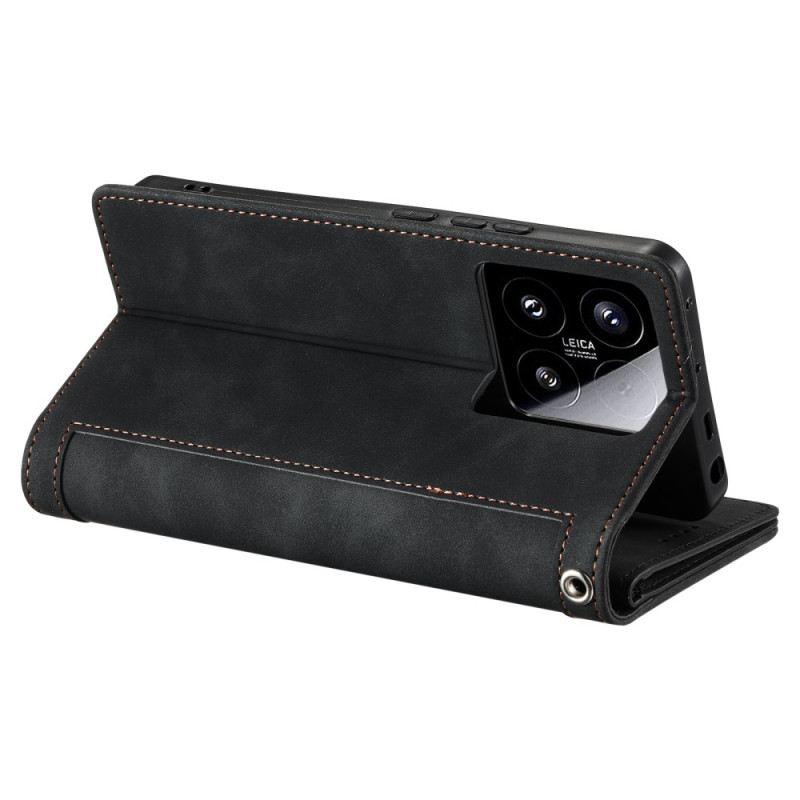 Bőrtok Xiaomi 15 Cipzáras Pénztárca