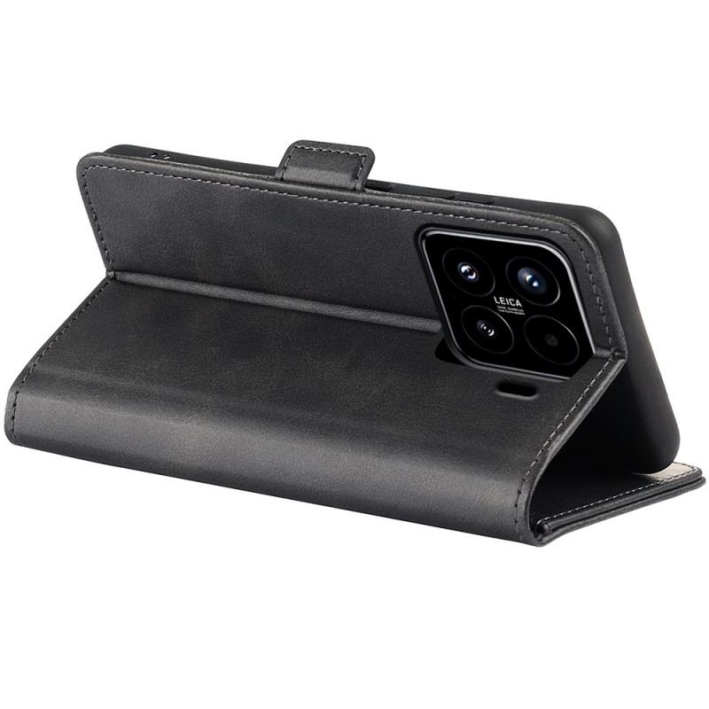 Bőrtok Xiaomi 15 Dupla Csattal