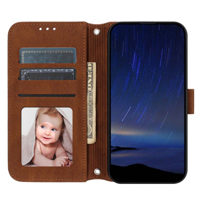 Bőrtok Xiaomi 15 Dupla Fríz