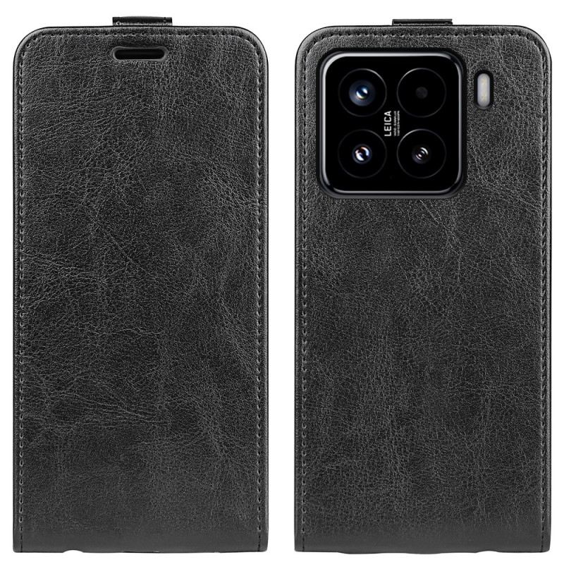 Bőrtok Xiaomi 15 Függőleges Pattintós Tok