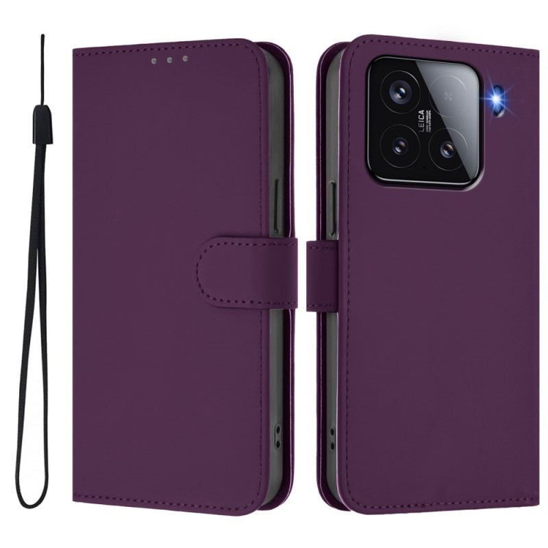 Bőrtok Xiaomi 15 Integrált Állvány Állítható Látószöggel