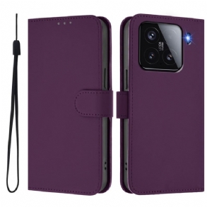 Bőrtok Xiaomi 15 Integrált Állvány Állítható Látószöggel