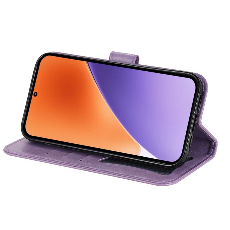 Bőrtok Xiaomi 15 Mandala Minta