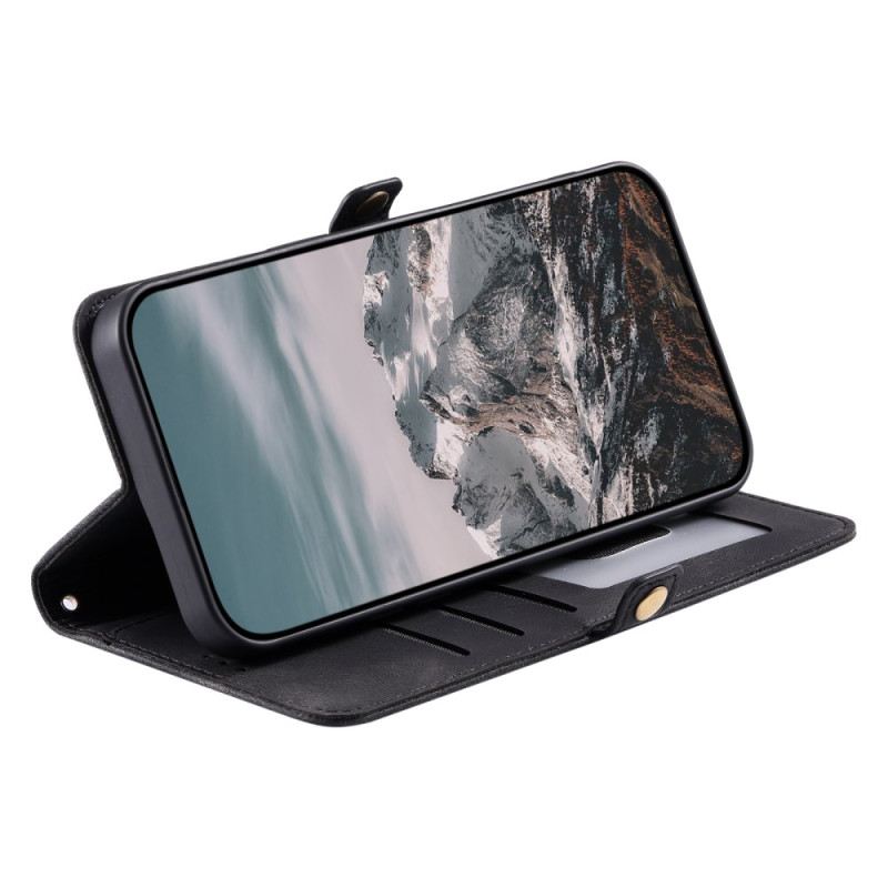 Bőrtok Xiaomi 15 Mandala Velúr Hatású