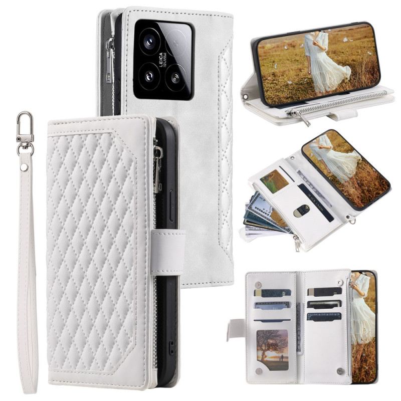 Bőrtok Xiaomi 15 Steppelt Pénztárca