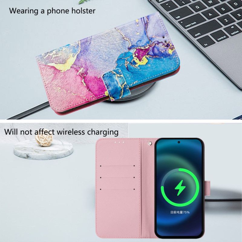 Bőrtok Xiaomi 15 Többszínű Márvány