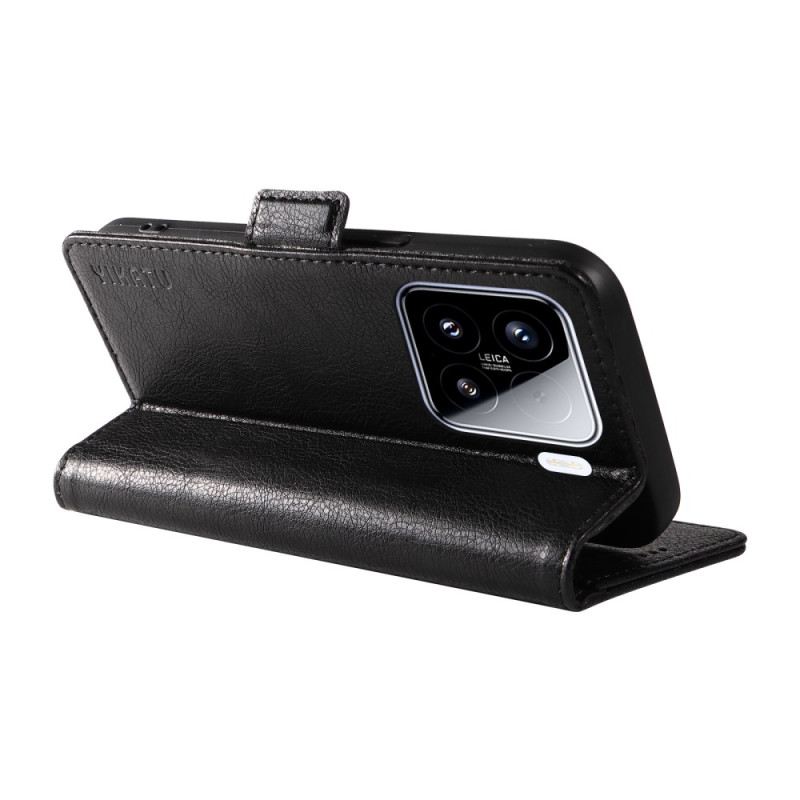 Bőrtok Xiaomi 15 Yikatu Retro Hatású