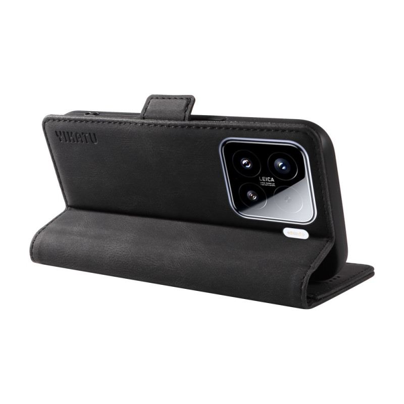 Bőrtok Xiaomi 15 Ykatu Velúr Hatású