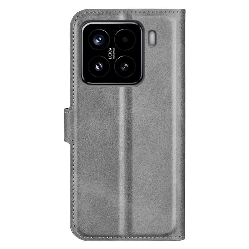 Fliptok Xiaomi 15 Bőr Stílusú