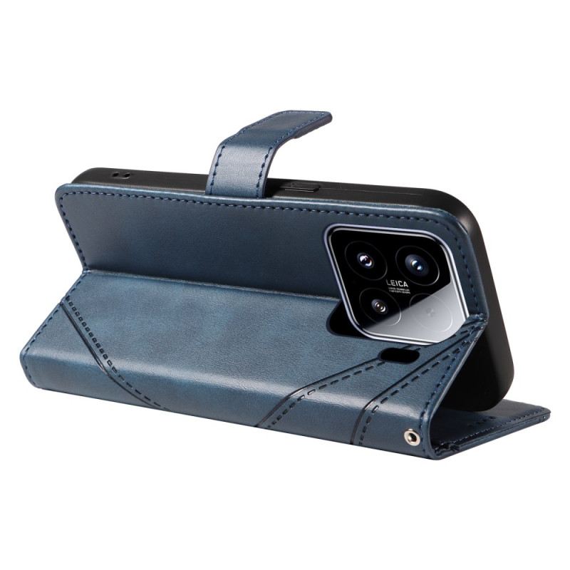 Fliptok Xiaomi 15 Kétszínű Vonalak És Csíkok