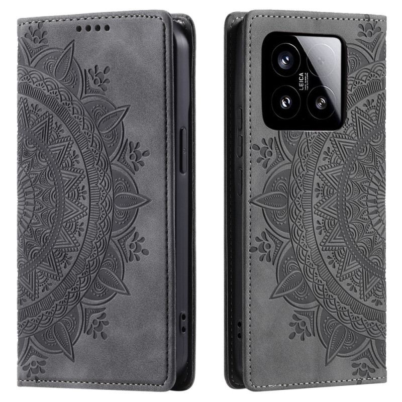 Fliptok Xiaomi 15 Mandala Velúr Hatású