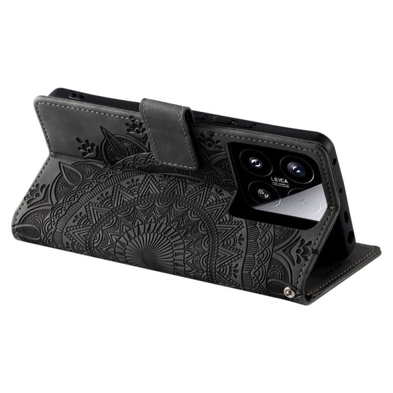 Fliptok Xiaomi 15 Mandala Velúr Hatású