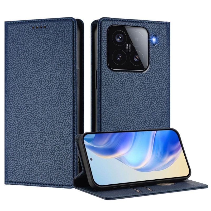 Fliptok Xiaomi 15 Rfid-blokkoló Bőrhatású