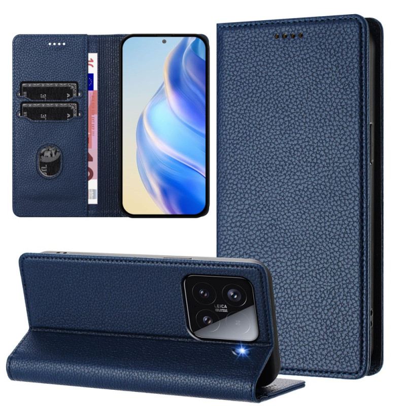 Fliptok Xiaomi 15 Rfid-blokkoló Bőrhatású