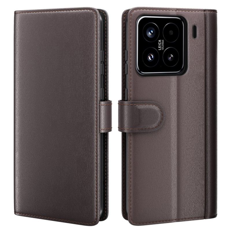 Fliptok Xiaomi 15 Valódi Bőr