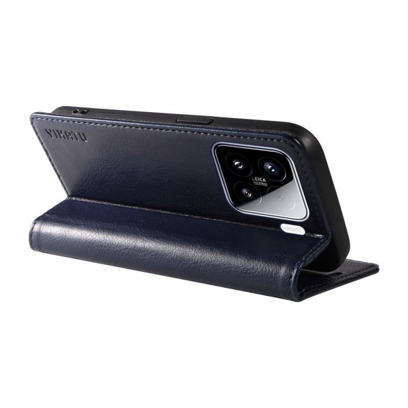 Fliptok Xiaomi 15 Yikatu Vintage Stílusú