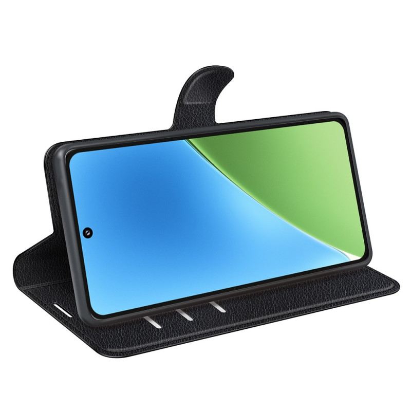 Kinyitható Bőrtok Xiaomi 15 Licsi Műbőr Klasszikus