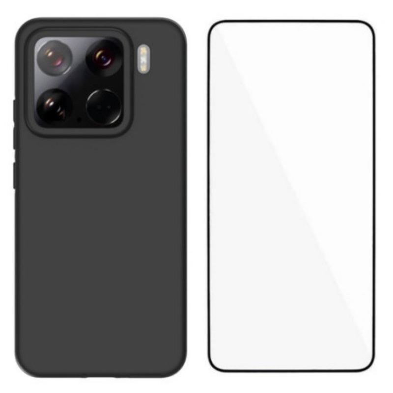 Tok Xiaomi 15 2 Az 1-ben Szilikon Edzett Üveg Képernyővédővel