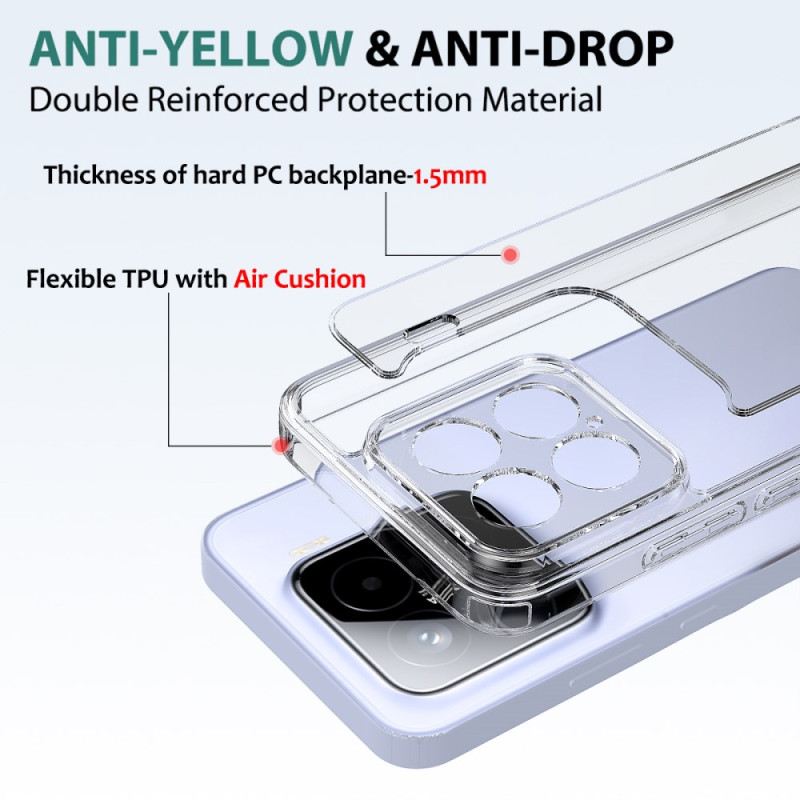 Tok Xiaomi 15 Átlátszó Ütésálló Védelem