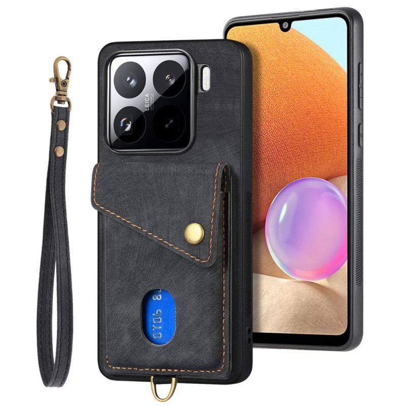 Tok Xiaomi 15 Velúr Hatású Kártyatartó És Szíj