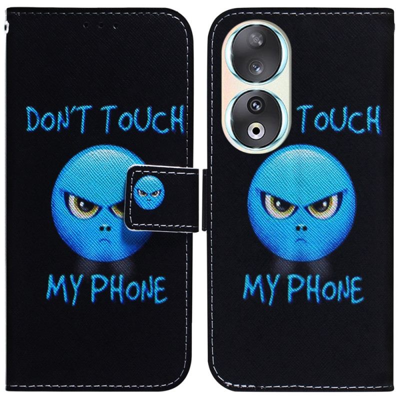 Fliptok / Bőrtok Honor 90 Emoji Telefon