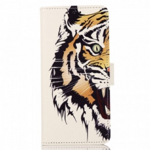 Fliptok / Bőrtok Huawei Nova 9 Pro Heves Tigris