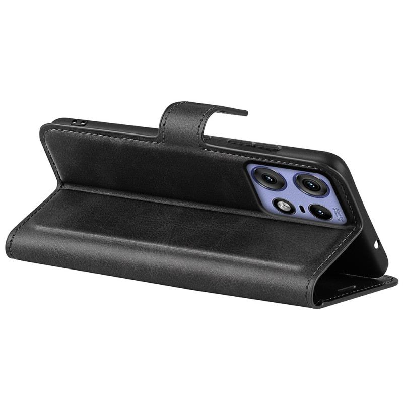 Bőrtok Motorola Edge 50 Pro Bőr Stílus