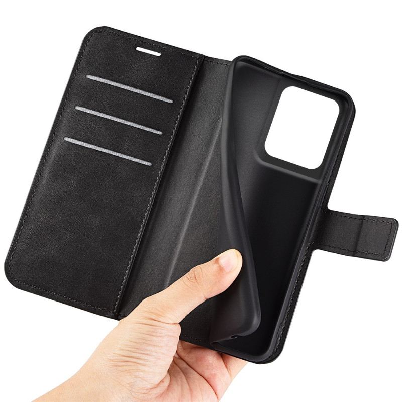 Bőrtok Motorola Edge 50 Pro Bőr Stílus